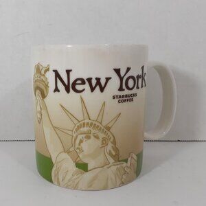Starbucks Coffee Mug New York City Collector Series 16 oz Statue of Liberty 2008